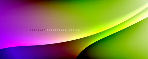 Dynamic trendy simple fluid color gradient abstract background with line effects. Vector Illustration For Wallpaper, Banner, Background, Card, Book Illustration, landing page