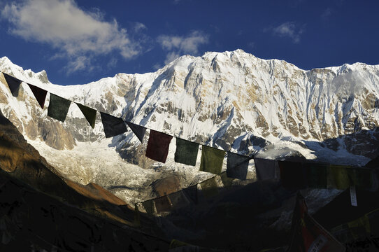 Annapurna, View From Annapurna Base Camp, Annapurna, Annapurna Conservation Area, Gandaki, Pashchimanchal, Nepal
