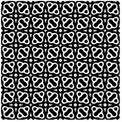 Vector pattern in geometric ornamental style. Black and white abstract background .Seamless repeat pattern.