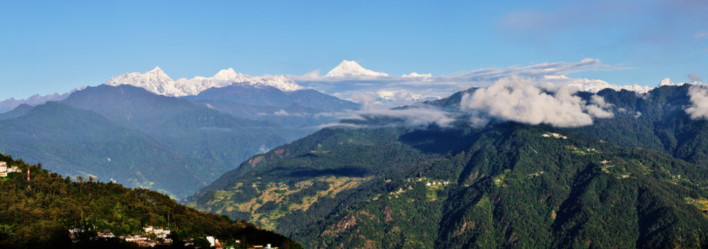 Kangchenjunga View From Tashi Viewpoint, East Sikkim, Sikkim, India