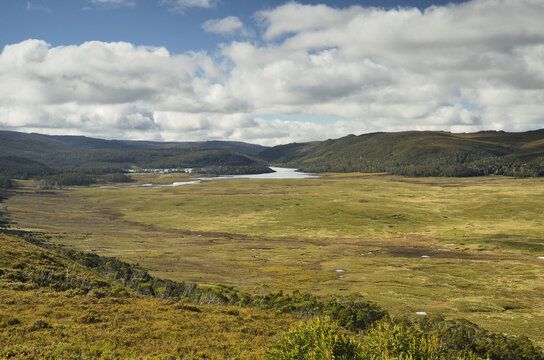 Plains in Cradle Mountain-Lake St Clair National Park, UNESCO World Heritage Area, Tasmania, Australia
