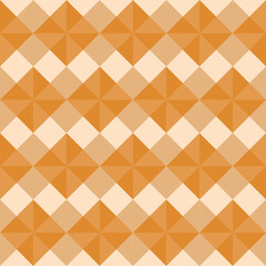 In this seamless pattern, light and darker squares are placed diagonally. They are beautifully stacked horizontally on the background, it looks beautiful and attractive.