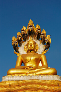 Buddha Statue, Wat Tha Ton, Tha Ton, Chiang Mai Province, Thailand
