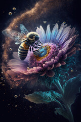 Bee Space Flower