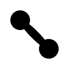 Dumbbell icon template PNG