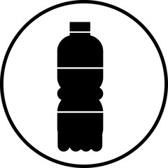 Bottle vector icon design illustration on white background 