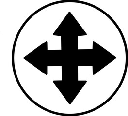 arrow icon symbol vector illustration on trendy style 