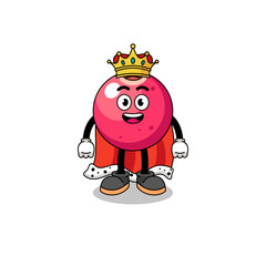 Mascot Illustration of cranberry king