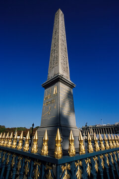 Obelisk in Place de la Concorde, Paris, France