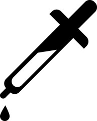 Dropper icon vector illustration on white background..eps
