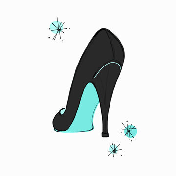 Illustration of High Heel Shoe