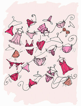 Illustration of Lingerie