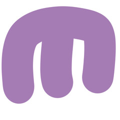 Purple Abstract Blob