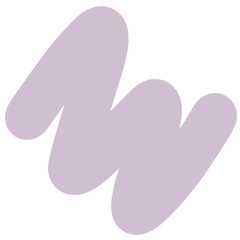 Purple Abstract Blob