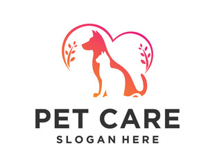 Logo about Pet on white background. created using the CorelDraw application.