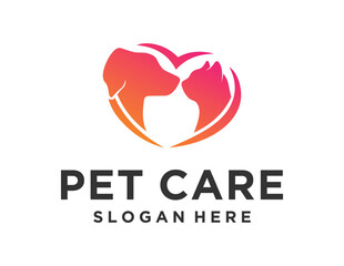 Logo about Pet on white background. created using the CorelDraw application.