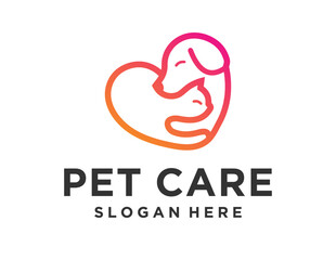 Logo about Pet on white background. created using the CorelDraw application.