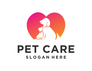 Logo about Pet on white background. created using the CorelDraw application.