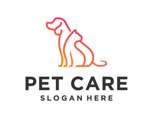 Logo about Pet on white background. created using the CorelDraw application.
