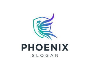 Logo about Phoenix on white background. created using the CorelDraw application.