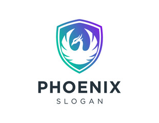 Logo about Phoenix on white background. created using the CorelDraw application.