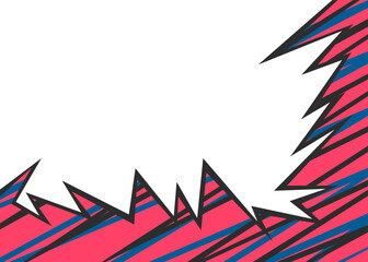 Fototapeta premium Abstract background with jagged spike pattern and with some copy space area