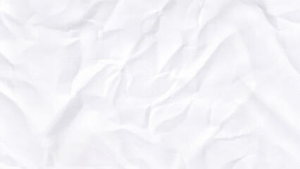 White horizontal abstract vector background. crumpled pack paper texture