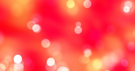 red bokeh background