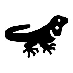 iguanas glyph icon