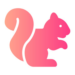 chipmunk gradient icon