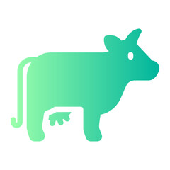 cow gradient icon