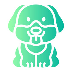dog gradient icon