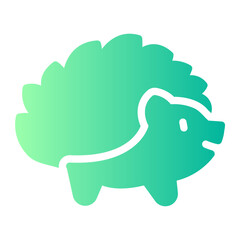hedgehog gradient icon