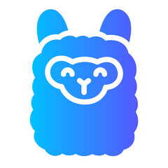 llama gradient icon