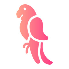parrot gradient icon