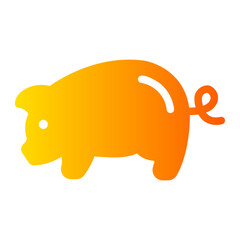 pig gradient icon