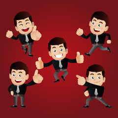 Business people set 