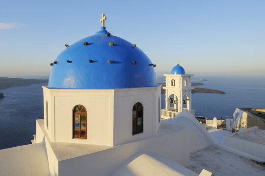 Church, Imerovigli, Santorini Island, Cyclades Islands, Greek Islands, Greece