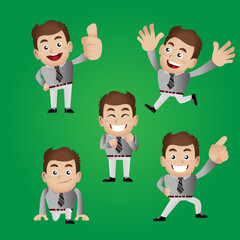 Business people set 