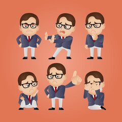 businessman set