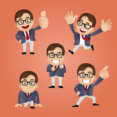 Business people set 