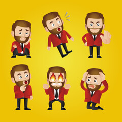 businessman set