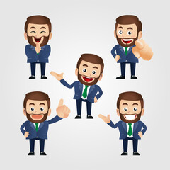 Business people set 