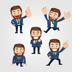 Business people set 