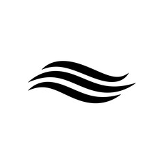 Fototapeta premium Swoosh logo design template style