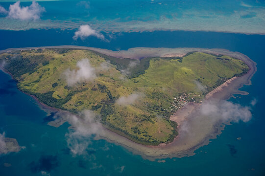 Aerial View of Fiji Islands
