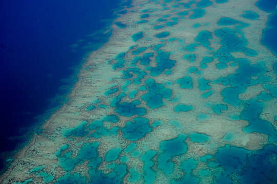 Aerial View of Fiji Islands