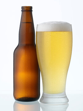 Beer Glass and Bottle