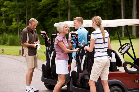 People Golfing, Burlington, Ontario, Canada