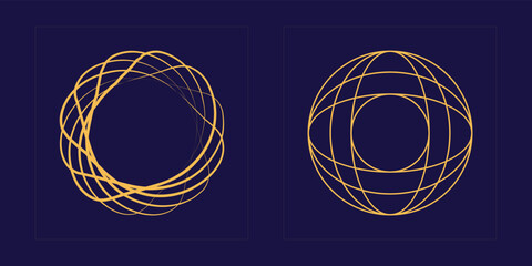 Vector set of Y2K. Trendy geometric postmodern figures. For modern T-shirts designed. Retro Futurist. Vector illustration